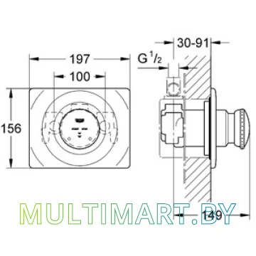 Смеситель Grohe Contromix surf (36121000) картинка 2